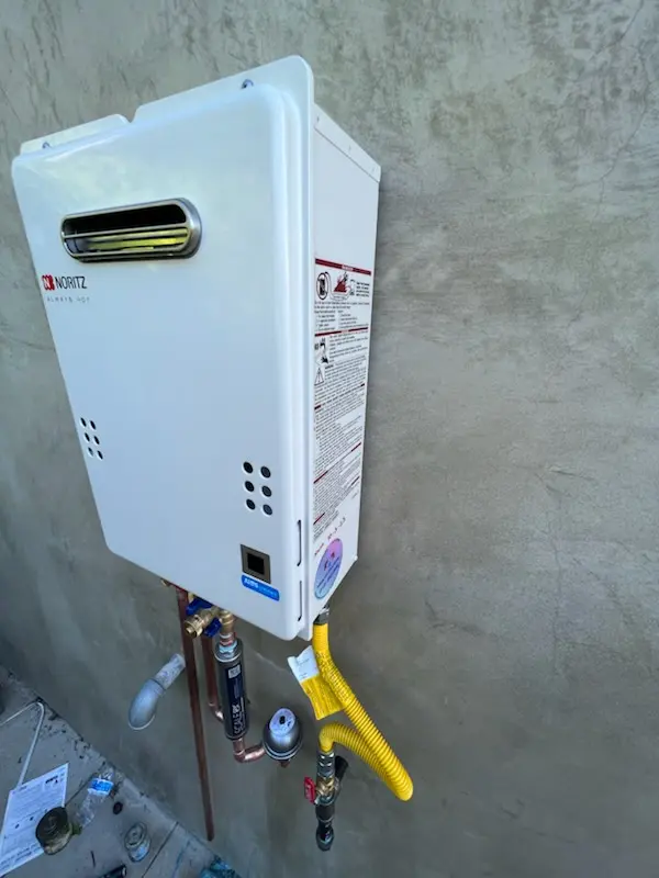 Tankless water heater installation for Roser Park homes